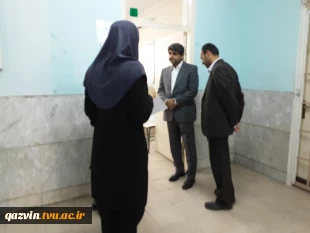 بازدید نماینده نظارت و ارزیابی عملکرد از امتحانات پایان ترم 1401 2