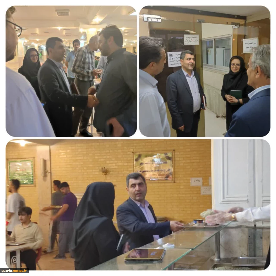 بازدید سرپرست دانشگاه ملی و مهارت استان قزوین از خوابگاه های پسران به مناسبت هفته خوابگاه ها 2