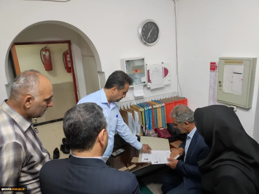 بازدید سرپرست دانشگاه ملی و مهارت استان قزوین از خوابگاه های پسران به مناسبت هفته خوابگاه ها 4