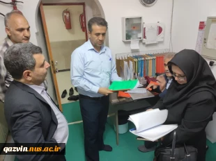 بازدید سرپرست دانشگاه ملی و مهارت استان قزوین از خوابگاه های پسران به مناسبت هفته خوابگاه ها 5