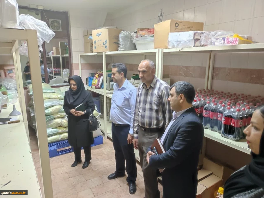 بازدید سرپرست دانشگاه ملی و مهارت استان قزوین از خوابگاه های پسران به مناسبت هفته خوابگاه ها 9