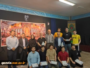 بازدید سرپرست دانشگاه ملی و مهارت استان قزوین از خوابگاه های پسران به مناسبت هفته خوابگاه ها 12