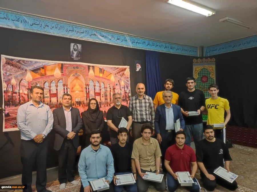 بازدید سرپرست دانشگاه ملی و مهارت استان قزوین از خوابگاه های پسران به مناسبت هفته خوابگاه ها 12