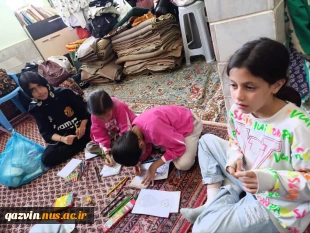 اعزام گروه جهادی پایگاه بسیج دانشجویی دانشگاه ملی مهارت بقیه الله قزوین به روستای نیارک با هدف برگزاری کلاس های آموزش خیاطی و طراحی دوخت، آموزش درسی، فعالیت ورزشی و آسیب شناسی تربیت کودک.  3