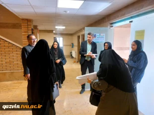 بازدید هیئت نظارت ارزیابی و تضمین کیفیت استان قزوین(ناتک)  2