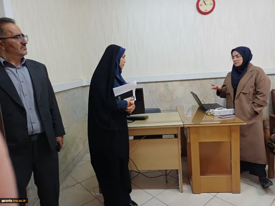 بازدید هیئت نظارت ارزیابی و تضمین کیفیت استان قزوین(ناتک)  6