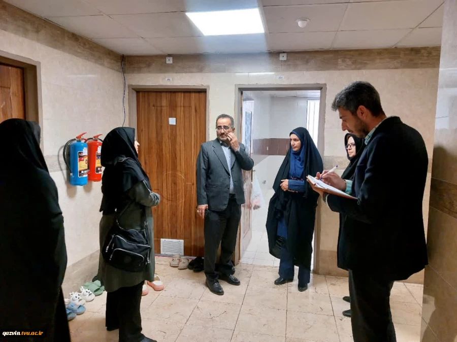 بازدید هیئت نظارت ارزیابی و تضمین کیفیت استان قزوین(ناتک)  7