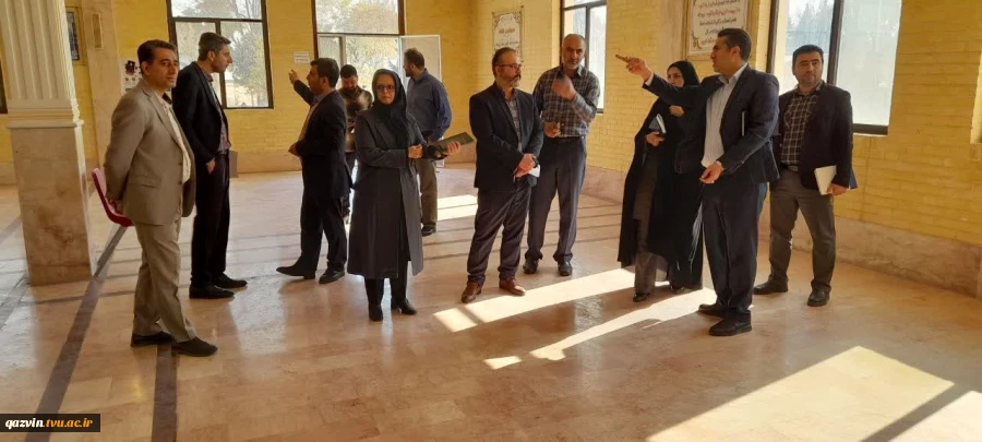 بازدید هیئت نظارت ناتک استان از دانشگاه ملی مهارت پسران قزوین 5