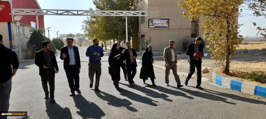 بازدید هیئت نظارت ناتک استان از دانشگاه ملی مهارت پسران قزوین 7