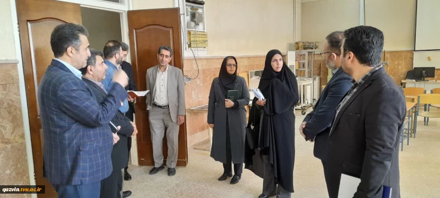 بازدید هیئت نظارت ناتک استان از دانشگاه ملی مهارت پسران قزوین 8