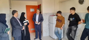 بازدید هیئت نظارت ناتک استان از دانشگاه ملی مهارت پسران قزوین 12