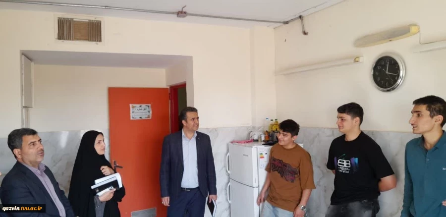 بازدید هیئت نظارت ناتک استان از دانشگاه ملی مهارت پسران قزوین 13