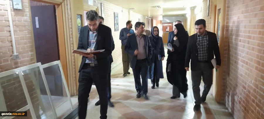 بازدید هیئت نظارت ناتک استان از دانشگاه ملی مهارت پسران قزوین 15