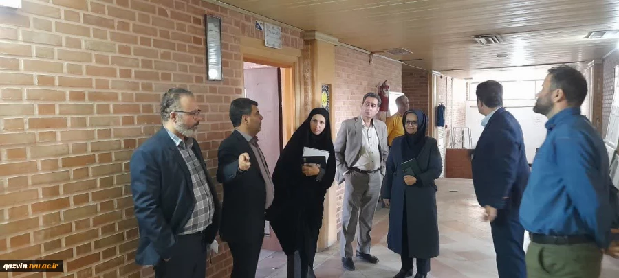 بازدید هیئت نظارت ناتک استان از دانشگاه ملی مهارت پسران قزوین 16