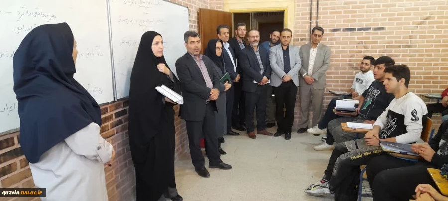 بازدید هیئت نظارت ناتک استان از دانشگاه ملی مهارت پسران قزوین 18