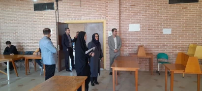 بازدید هیئت نظارت ناتک استان از دانشگاه ملی مهارت پسران قزوین