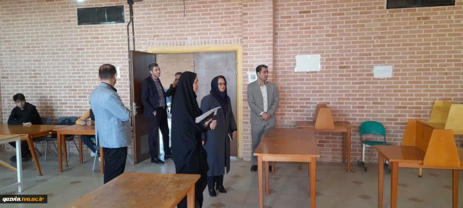 بازدید هیئت نظارت ناتک استان از دانشگاه ملی مهارت پسران قزوین 24