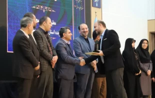 در مراسم اختتامیه هفته پژوهش و فناوری استان قزوین صورت گرفت 2