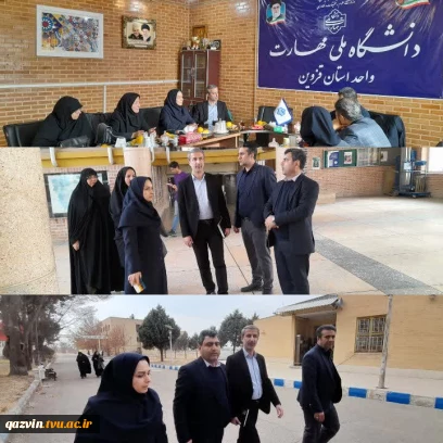بازدید مدیر کل دفتر امور فنی و نظارت بر طرح های عمرانی سازمان مرکزی دانشگاه ملی مهارت از سایت های پسران و دختران قزوین 2