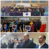 مشعل اولین المپیاد ورزشی دانشجویان دانشگاه‌های استان قزوین روشن شد  3