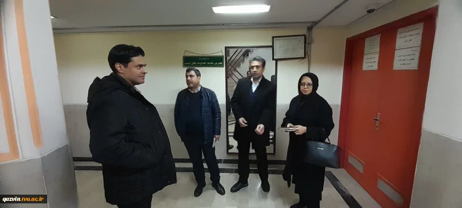 دیدار، بازدید و نشست صمیمی ریاست دانشگاه ملی مهارت واحد استانی قزوین با دانشجویان 13