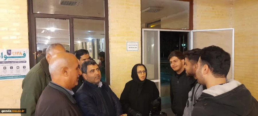 دیدار، بازدید و نشست صمیمی ریاست دانشگاه ملی مهارت واحد استانی قزوین با دانشجویان 15