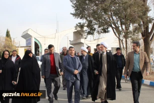 نشست صمیمی و هم‌اندیشی نماینده محترم ولی فقیه در استان و امام جمعه قزوین، آیت‌الله مظفری، با کارکنان، اساتید و دانشجویان  3