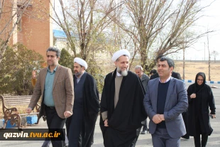 نشست صمیمی و هم‌اندیشی نماینده محترم ولی فقیه در استان و امام جمعه قزوین، آیت‌الله مظفری، با کارکنان، اساتید و دانشجویان  5