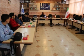 نشست هم‌اندیشی  نماینده نظارت ، ارزیابی و تضمین کیفیت استان با دانشجویان پسران قزوین