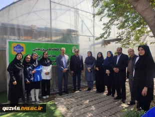 حضور ریاست دانشگاه ملی مهارت در دانشکده دختران دکتر شریعتی تهران و بازدید از گلخانه دانشکده 2