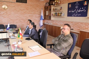 نشست ریاست، معاونت آموزشی و نماینده ارزیابی و تظمین کیفیت با اعضای هیئت علمی دانشگاه ملی مهارت واحد استانی قزوین 4