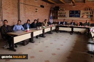 نشست ریاست، معاونت آموزشی و نماینده ارزیابی و تظمین کیفیت با اعضای هیئت علمی دانشگاه ملی مهارت واحد استانی قزوین 5