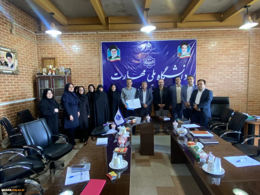 آیین تجلیل از روابط عمومی دانشگاه ملی مهارت واحد استانی قزوین 2