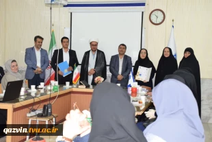 آئین تجلیل از سرآمدان آموزشی دانشگاه ملی مهارت واحد استانی قزوین برگزار شد. 2