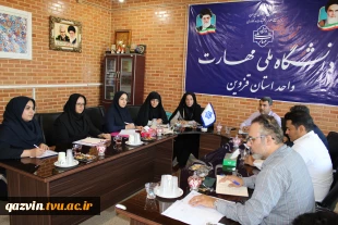 جلسه شورای عمرانی دانشگاه ملی مهارت واحد استانی قزوین برگزار شد. 4