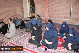 طنین نوای زیارت عاشورا در نمازخانه ساختمان اداری دانشگاه ملی مهارت واحد استانی قزوین 3