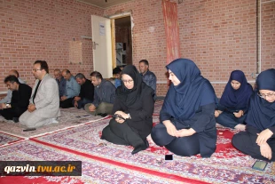 طنین نوای زیارت عاشورا در نمازخانه ساختمان اداری دانشگاه ملی مهارت واحد استانی قزوین 4