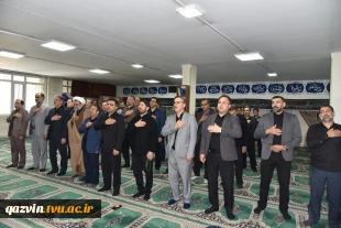 آیین سوگواری سالار شهیدان امام حسین(ع) و یاران با وفایشان در سازمان مرکزی دانشگاه برگزار شد. 9