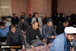 برگزاری مراسم زیارت عاشورا در دانشگاه ملی مهارت واحد پسران قزوین 7
