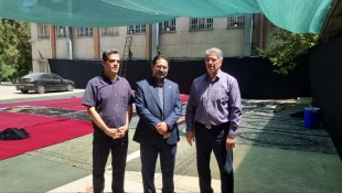 بازدید میدانی دکتر زمانی از روند آماده‌سازی مراکز جهت میزبانی از زائران مراسم وداع و تشییع رهبر شهید 9