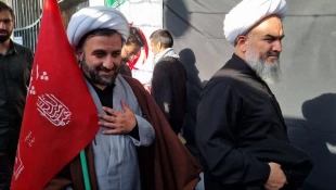 برپایی موکب خدمت‌رسانی دانشگاهیان دانشگاه ملی مهارت در مسیر وداع با رهبر شهید 10