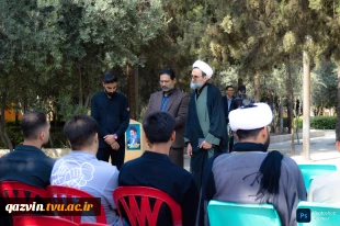 آیین بدرقه کاروان‌های دانشجویی دانشگاه ملی مهارت استان تهران به مقصد پیاده‌روی اربعین حسینی با حضور مسئولان دانشگاه 2