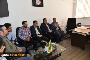 حضور رئیس دانشگاه ملی مهارت در اداره پشتیبانی و دیدار با کارکنان 4