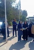 برگزاری مراسم باشکوه آیین روز پرچم در دانشگاه ملی مهارت‌  دختران قزوین 3